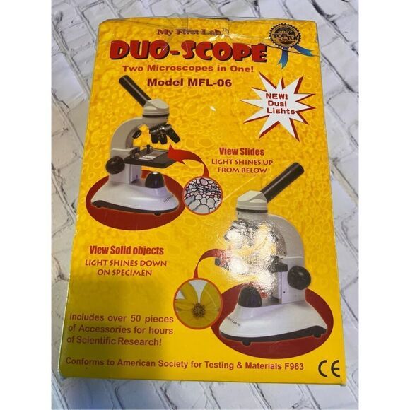 My First Lab Duo-Scope Kids Microscope Model MFL-06 Science Learning Homeschool - Picture 16 of 16